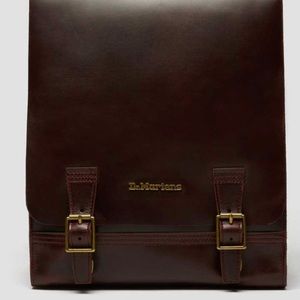 Dr. Martens Brown Leather Box Backpack NWOT